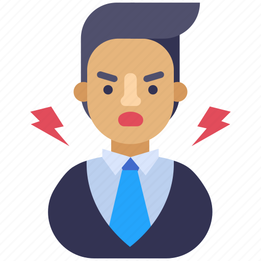 Angry, boss, anger, employee, rage, job icon - Download on Iconfinder