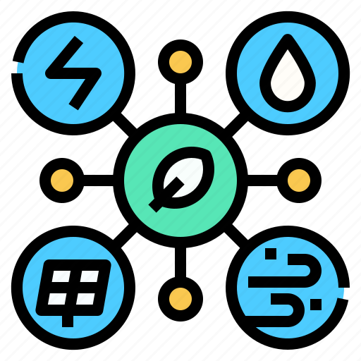 Eco, energy, network, power, renewable, system icon - Download on Iconfinder