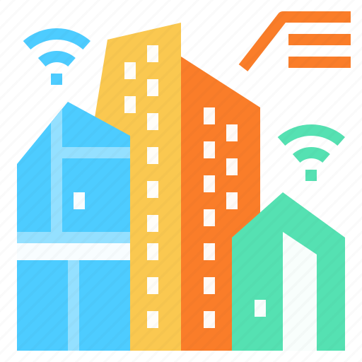Architecture, building, smart, technology, wifi icon - Download on Iconfinder