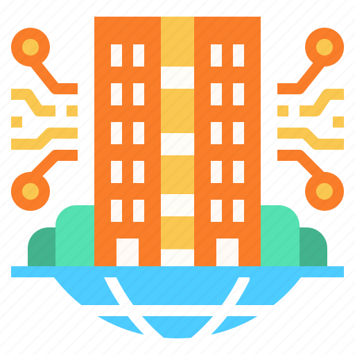 Architecture, building, city, construction, estate, real, smart icon - Download on Iconfinder