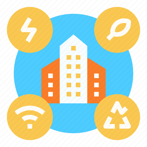 City, energy, green, internet, smart, technology, wifi icon - Download on Iconfinder