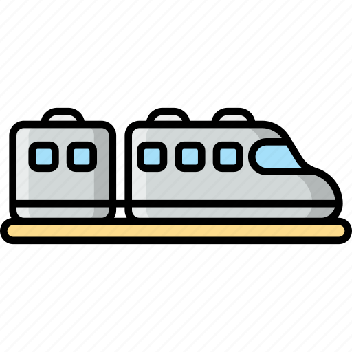 High, speed, train, transport icon - Download on Iconfinder