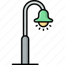 street, lamp, light, bulb