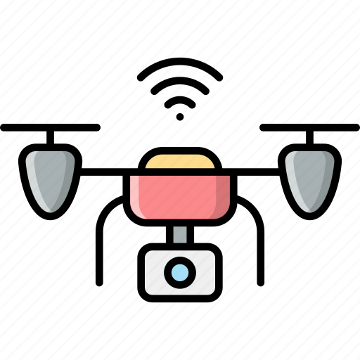Drone, quadcopter, camera, smart technology icon - Download on Iconfinder
