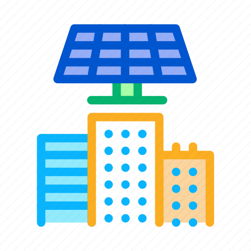 City, eco, energy, smart, solar, technology, tool icon - Download on Iconfinder