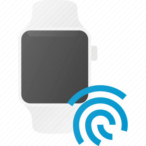 Finger print, id, smart, smartwatch, technology, touch, watch icon - Download on Iconfinder