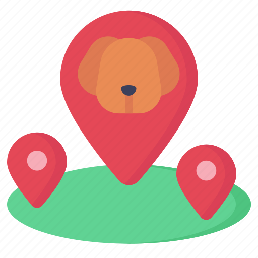 Animal, dog, locate, location, pet icon - Download on Iconfinder