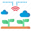 cloud, connectivity, garden, plant, smart farm