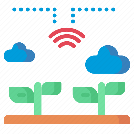 Cloud, connectivity, garden, plant, smart farm icon - Download on Iconfinder