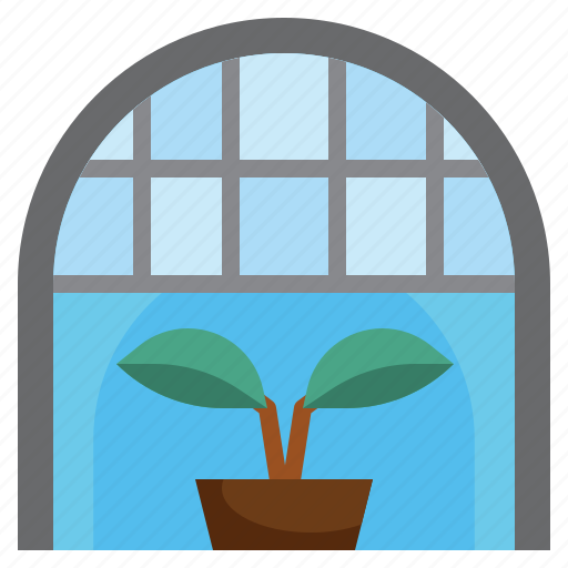 Greenhouse, farming, plant, ecology, and, environment, high icon - Download on Iconfinder