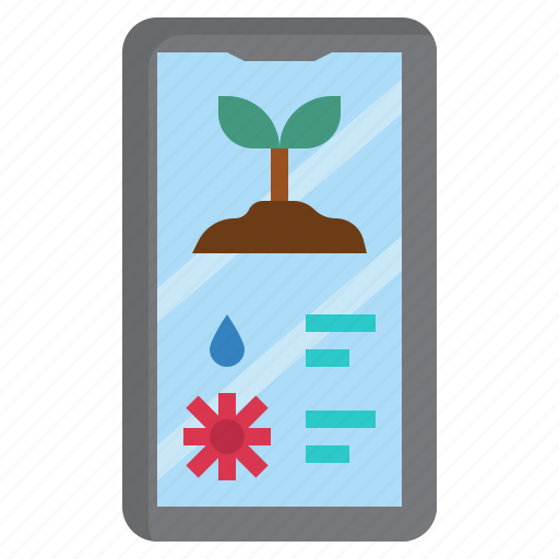 Phone, control, remote, farming, data icon - Download on Iconfinder
