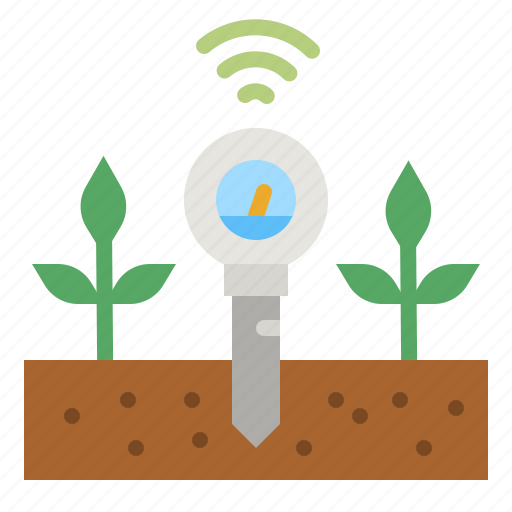 Plant, sensor, agriculture, agricultural, smart icon - Download on Iconfinder