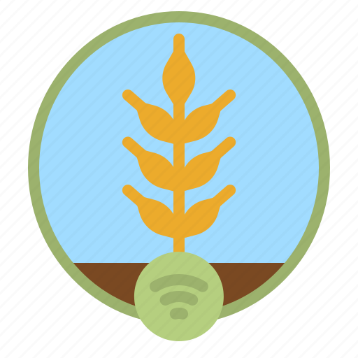 Wheat, grain, food, plant, wifi icon - Download on Iconfinder