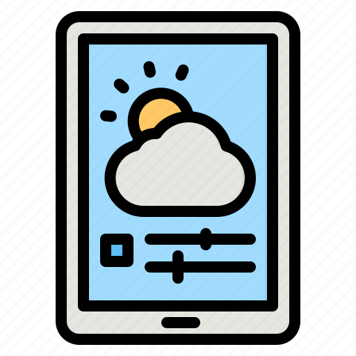 Cloudy, weather, sky, sun, forecast icon - Download on Iconfinder
