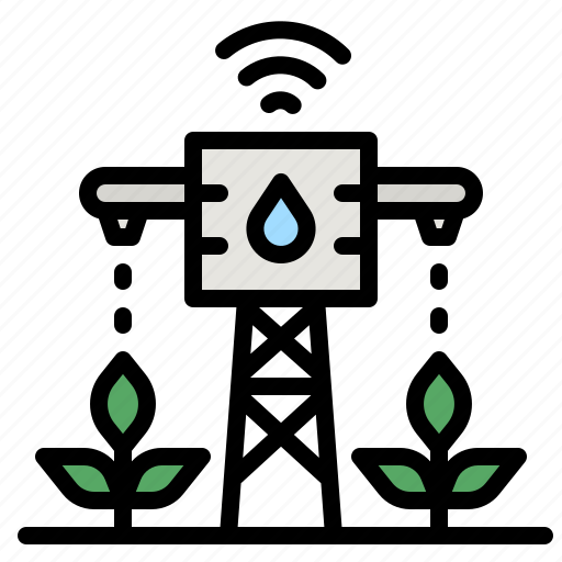 Irrigation, system, smart, farm, growing icon - Download on Iconfinder