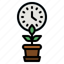 plant, time, wifi, growth, gardening
