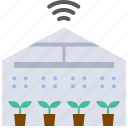 greenhouse, agriculture, nursery, thermometer, technology, water, gardening, growth, smart farm