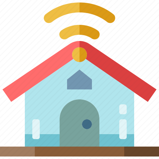 Domotics, building, wifi, remote, smart, home, automation icon - Download on Iconfinder