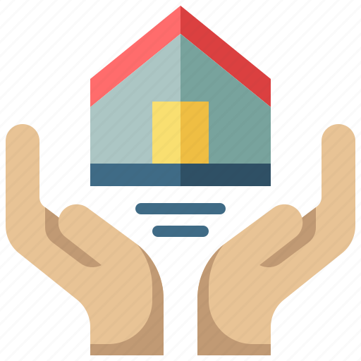 House, hand, home, building, security, smart, amenity icon - Download on Iconfinder