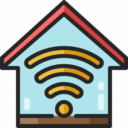 Wireless, home, smart, internet, wifi, connecting, technology icon - Download on Iconfinder