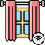 smart, curtain, window, wifi signal 