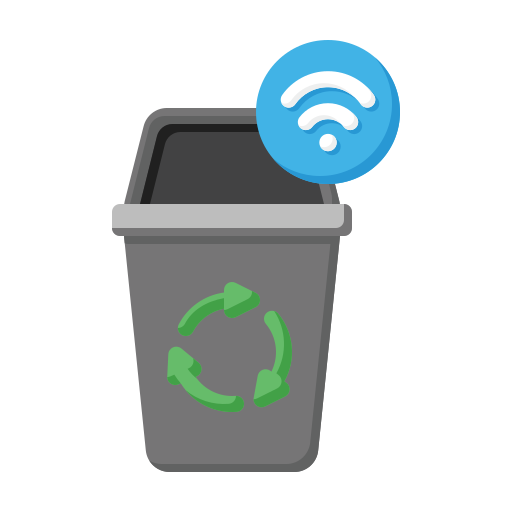 Rubbish, bin, trash, garbage, smart home icon - Free download
