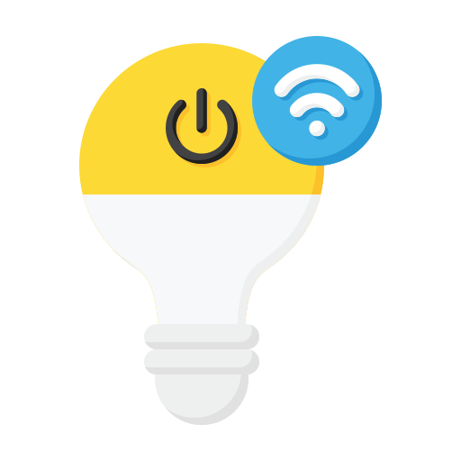 Bulb, smart light, lamp, smart home, light bulb icon - Free download