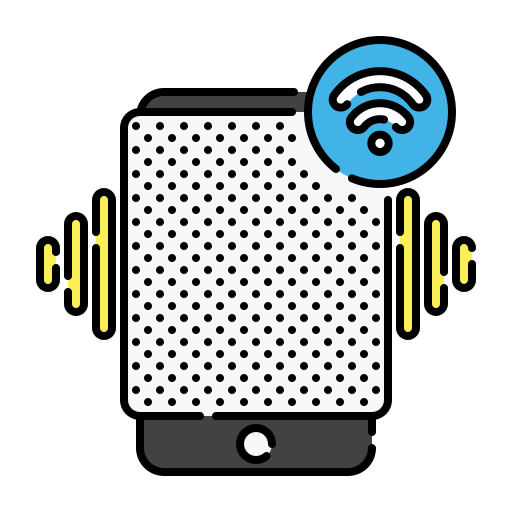 Voice asistant, voice, smart home, sound, speaker icon - Free download
