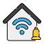 notification, bell, smart home, signal 