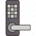 door, lock, digital, house, security