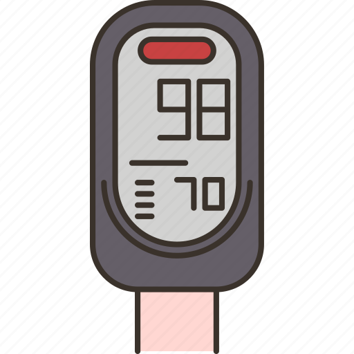 Pulse, oximeter, blood, oxygen, saturation icon - Download on Iconfinder