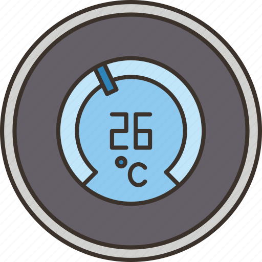 Temperature, climate, regulator, control, device icon - Download on Iconfinder