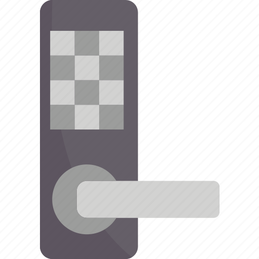 Door, lock, digital, house, security icon - Download on Iconfinder