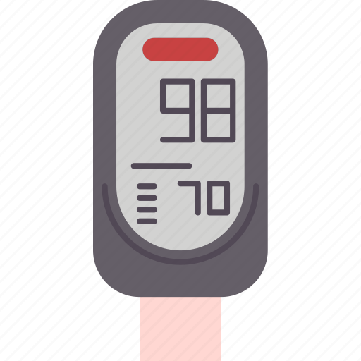 Pulse, oximeter, blood, oxygen, saturation icon - Download on Iconfinder