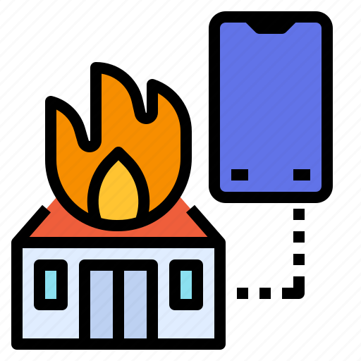 Alarm, fire, home, notification, smart icon - Download on Iconfinder