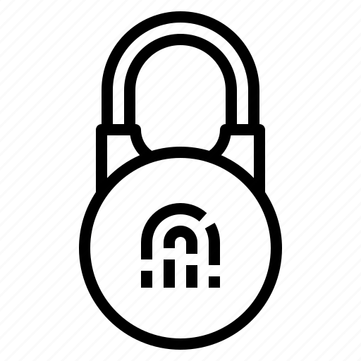 Fingerprint, home, key, lock, smart icon - Download on Iconfinder
