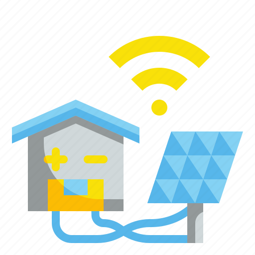 Cells, ecology, electronic, energy, house, solar, sun icon - Download on Iconfinder