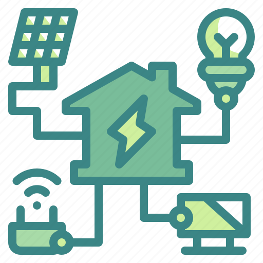 Electric, electricity, energy, home, house, power, technology icon - Download on Iconfinder