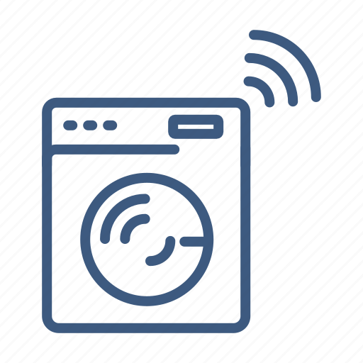 Computer, connection, electronics, gadget, internet, smart, washmashine icon - Download on Iconfinder