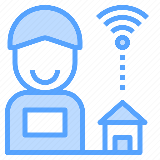 Device, house, interior, internet, modern, room, user icon - Download on Iconfinder