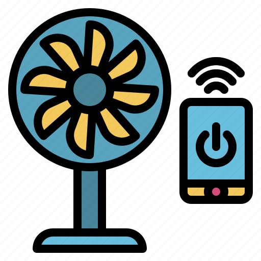 Smarthome, fan, air, cooler, electric, smart icon - Download on Iconfinder