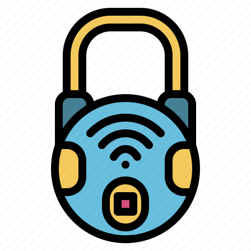 Smarthome, padlock, lock, security, protection, smart icon - Download on Iconfinder