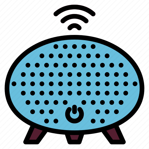 Smarthome, speaker, smart, sound, audio, music, loud icon - Download on Iconfinder