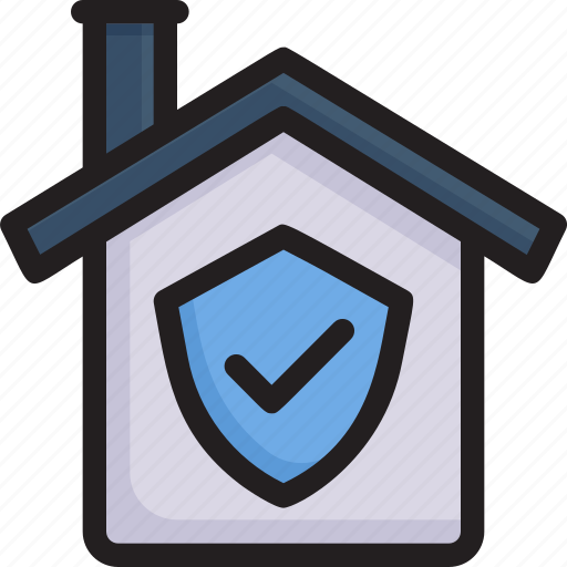 Digital, home insurance, home protect, network, shield, smart home, technology icon - Download on Iconfinder