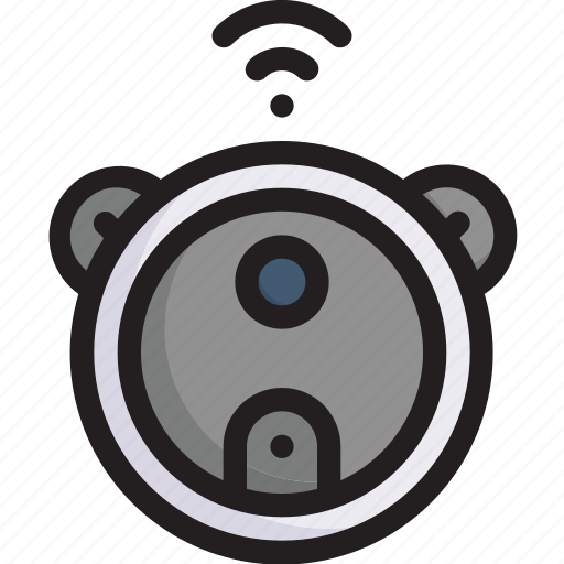 Cleaning, digital, housekeeping, network, robot vacuum, smart home, technology icon - Download on Iconfinder