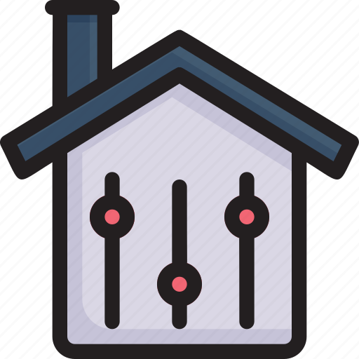 Building, digital, house, network, smart home, smart home control system, technology icon - Download on Iconfinder
