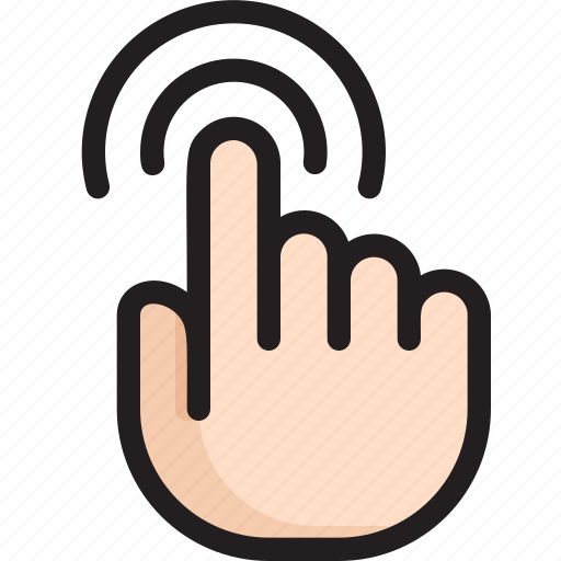 Digital, hand gesture, network, sensor, smart home, technology, touch screen icon - Download on Iconfinder