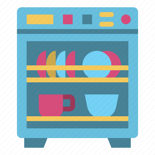 Smarthome, dishwasher, kitchen, machine, clean, washing icon - Download on Iconfinder