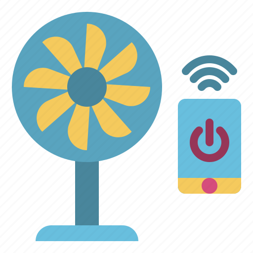 Smarthome, fan, air, cooler, electric, smart icon - Download on Iconfinder