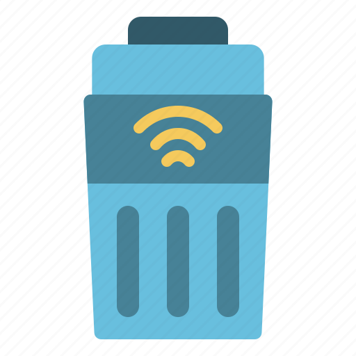 Smarthome, trash, smart, delete, garbage, bin, recycle icon - Download on Iconfinder